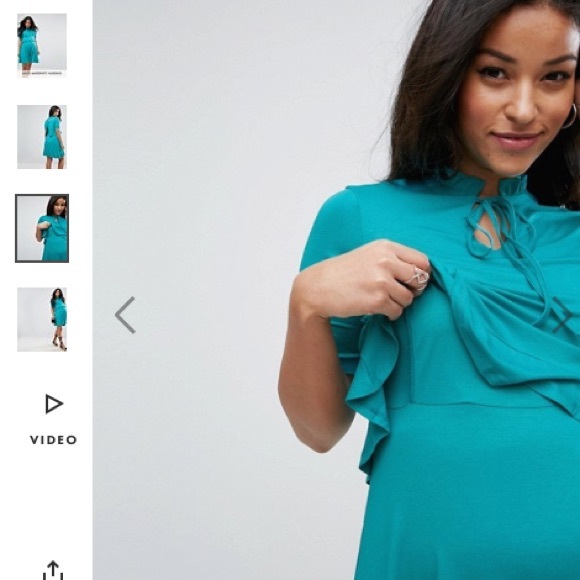 NWT ASOS maternity nursing dress size 6 - Picture 3 of 3